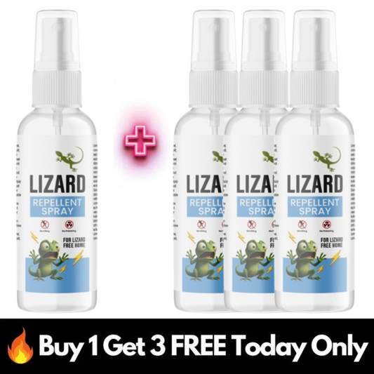Natural Lizard Repellent Spray (Pack of 4 Bottles)